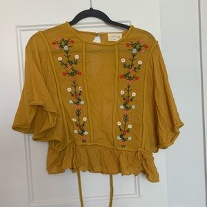Women’s Yellow Top